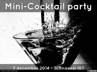 Mini-Cocktail party  3 december 2014 -  Jyllingevej 107 