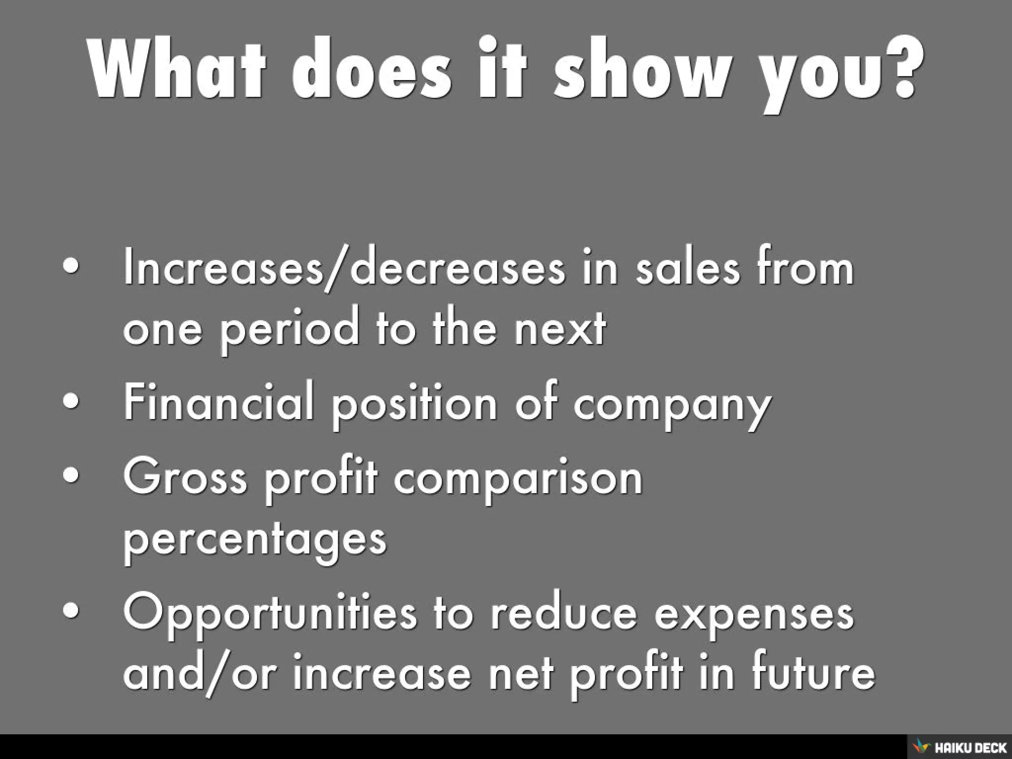 Horizontal Trend Analysis | PDF