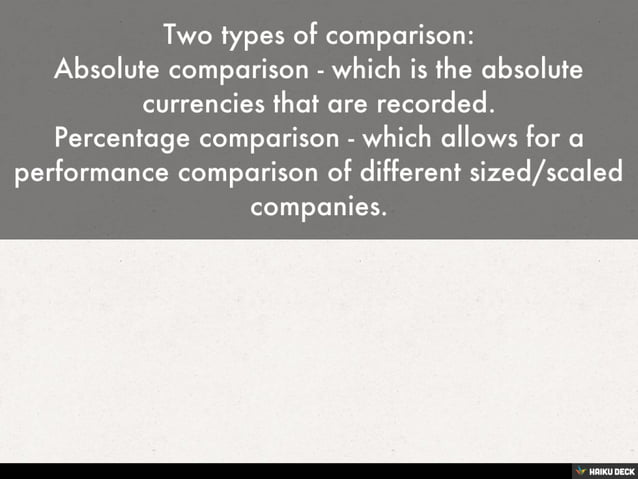Horizontal Trend Analysis | PDF