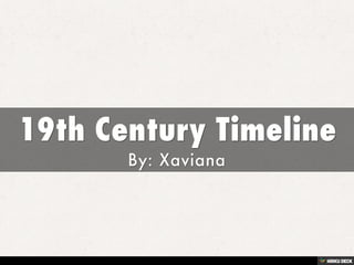 19th Century Timeline
