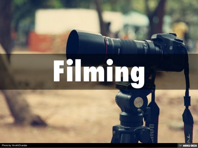 video filming