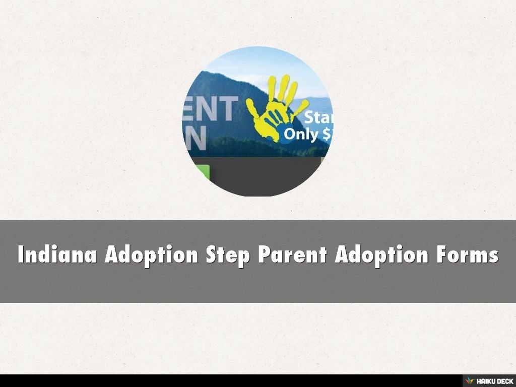 Indiana Adoption Step Parent Adoption Forms