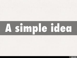 A simple idea