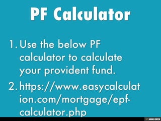 How to Calculate Provident Fund? | PPT