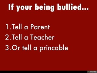 Stop Bullying Today!