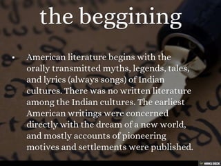 Literature in USA