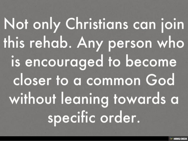 Christian Drug & Alcohol Rehab