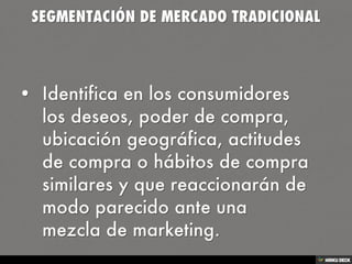 Segmentación de mercado y Comportamiento del Consumidor | PDF