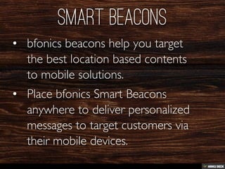 Beacon Technology - Bfonics