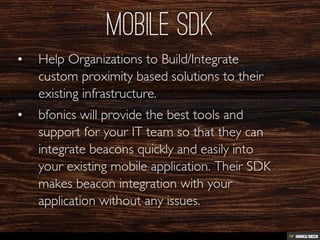 Beacon Technology - Bfonics
