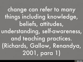 What is Change?