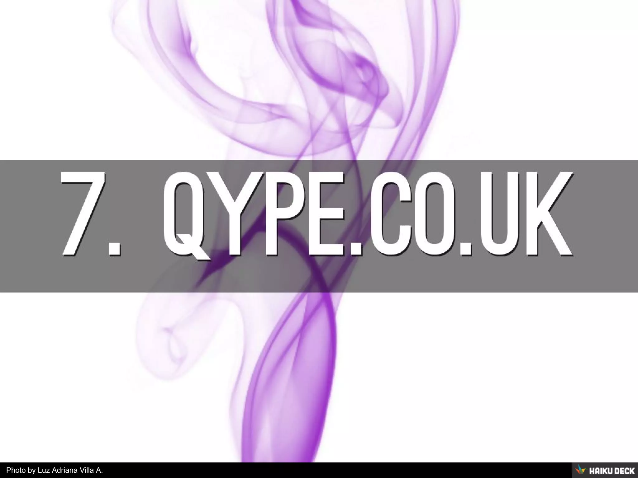 Photo by Luz Adriana Villa A. - Creative Commons Attribution License https://www.flickr.com/photos/11599314@N00 Created with Haiku Deck 
 