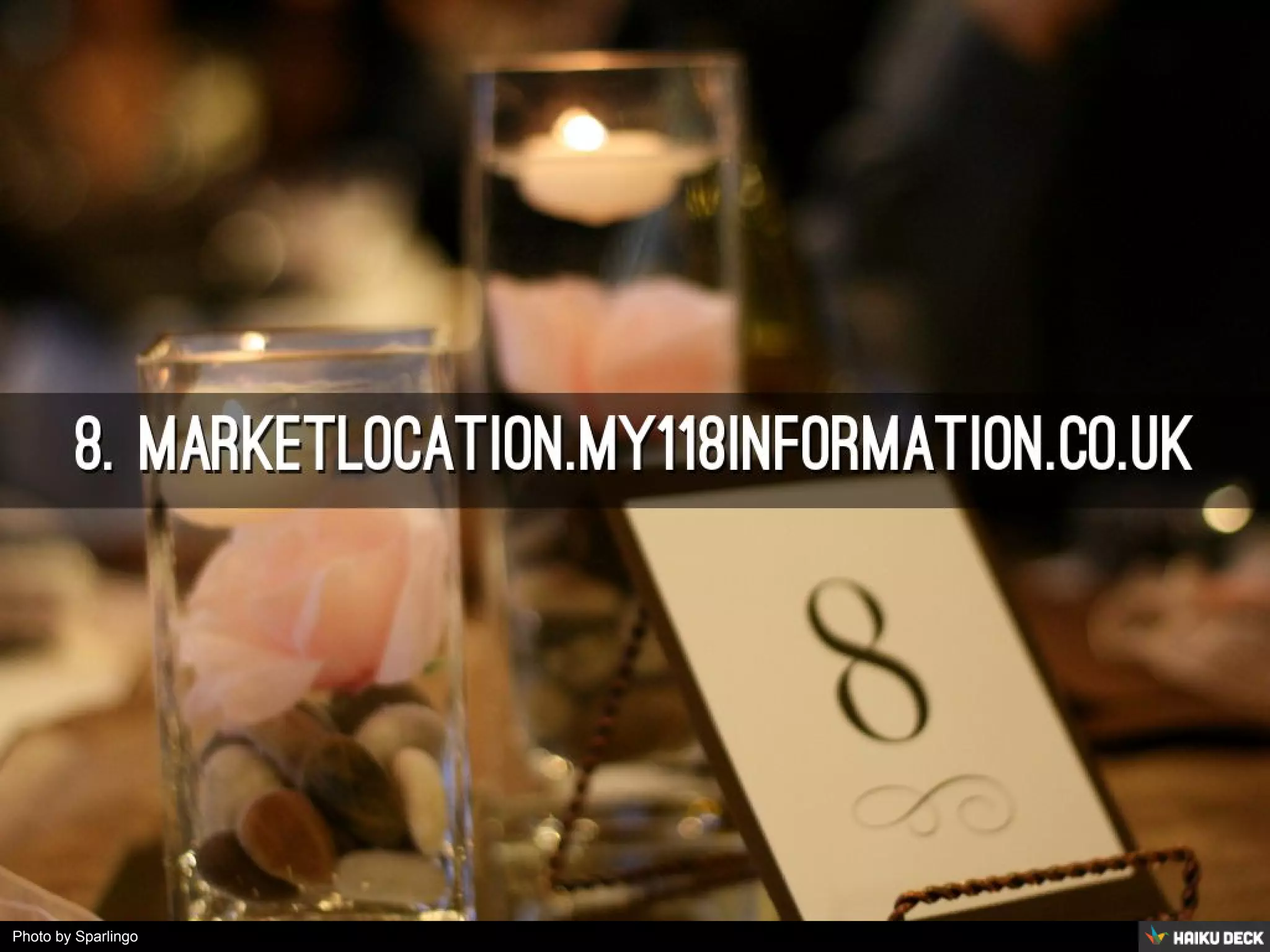 Photo by Sparlingo - Creative Commons Attribution-NonCommercial License https://www.flickr.com/photos/33506763@N00 Created with Haiku Deck 
 