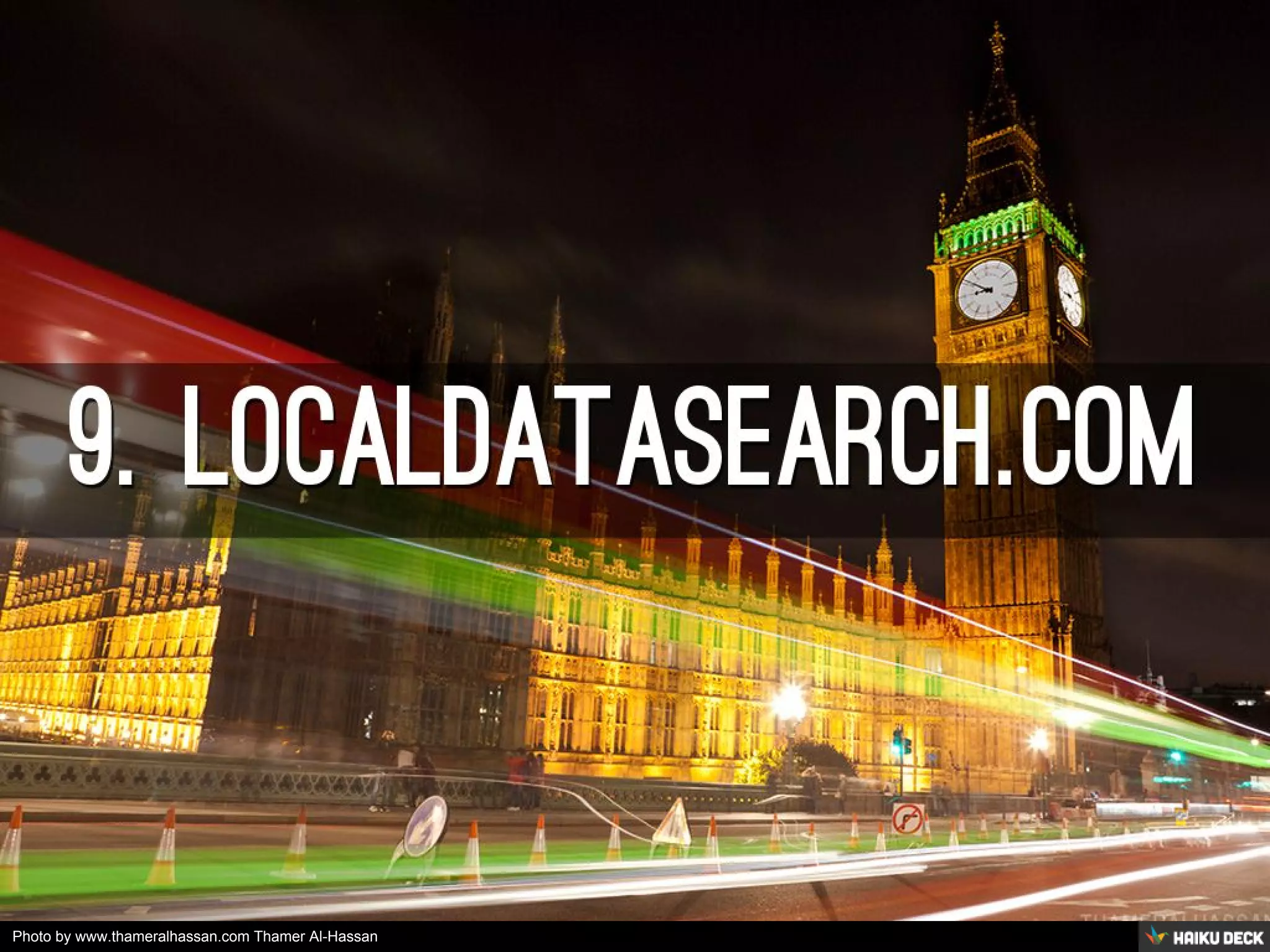 Photo by www.thameralhassan.com Thamer Al-Hassan - Creative Commons Attribution-NonCommercial-ShareAlike License https://www.flickr.com/photos/30875C97re2a@teNd0 w3ith Haiku Deck 
 