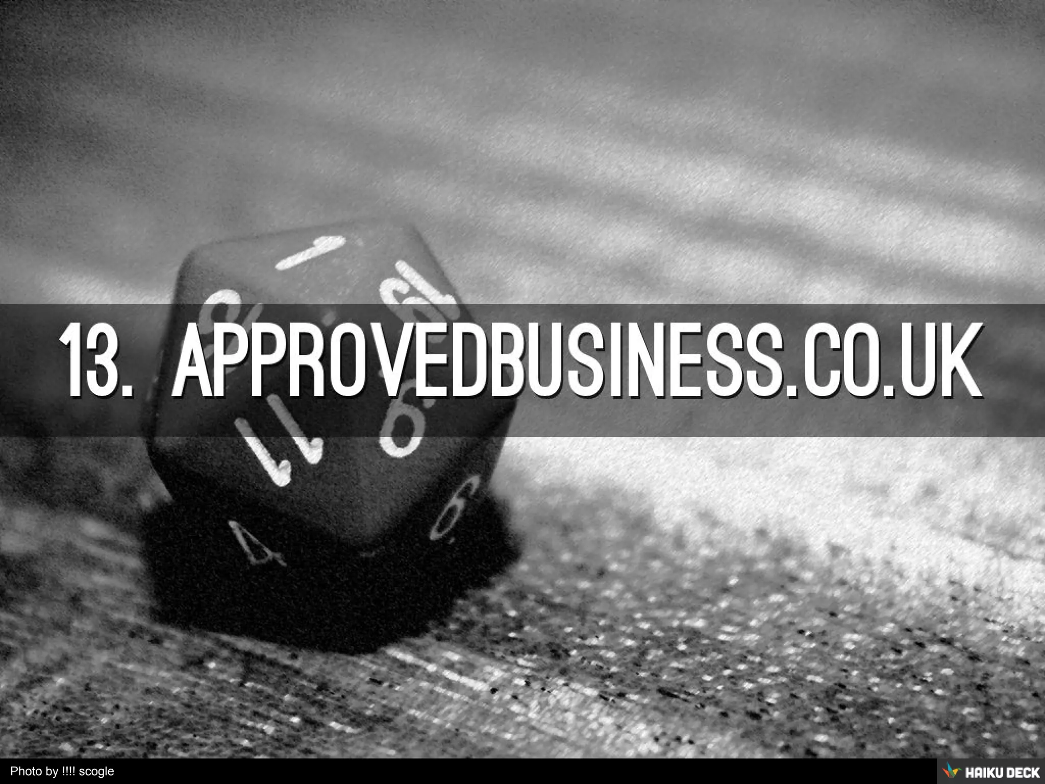 Photo by !!!! scogle - Creative Commons Attribution License https://www.flickr.com/photos/11371367@N08 Created with Haiku Deck 
 