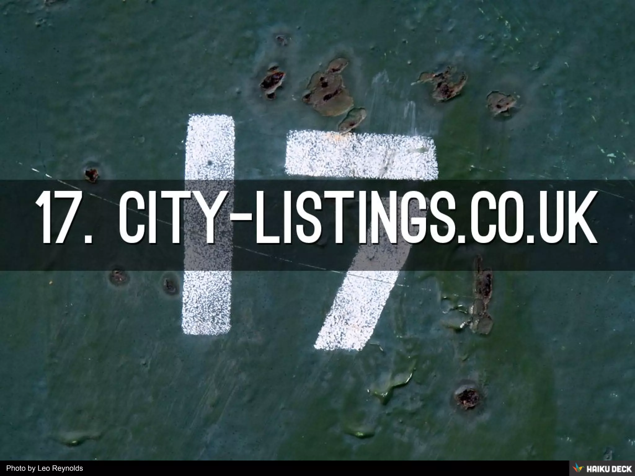 Photo by Leo Reynolds - Creative Commons Attribution-NonCommercial-ShareAlike License https://www.flickr.com/photos/49968232@N00 Created with Haiku Deck 
 