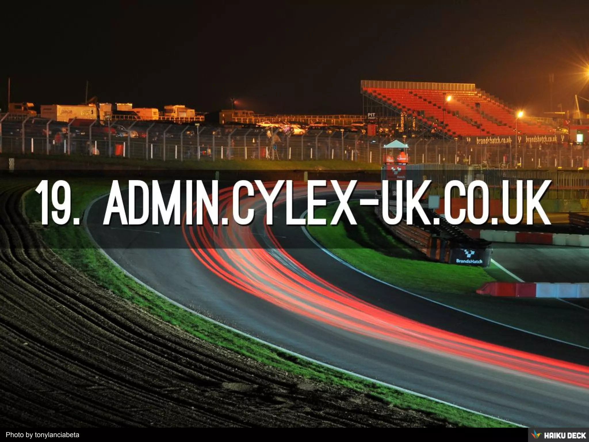 Photo by tonylanciabeta - Creative Commons Attribution-ShareAlike License https://www.flickr.com/photos/88589821@N00 Created with Haiku Deck 
 