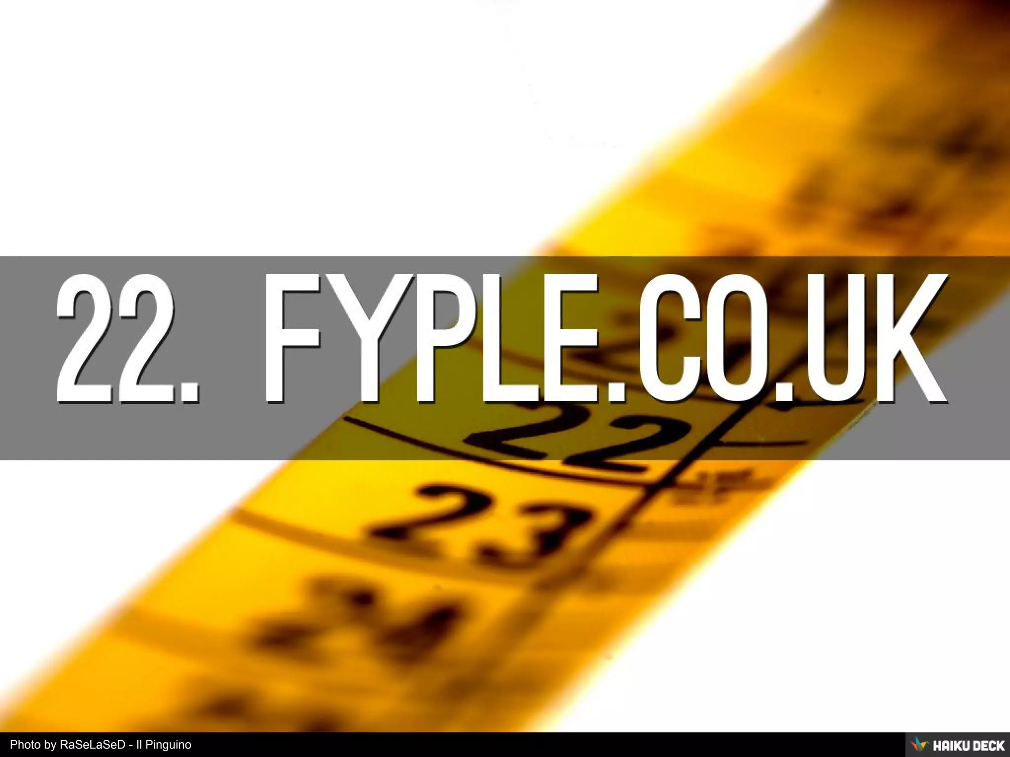 Photo by RaSeLaSeD - Il Pinguino - Creative Commons Attribution-NonCommercial-ShareAlike License https://www.flickr.com/photos/26876910@N08 Created with Haiku Deck 
 