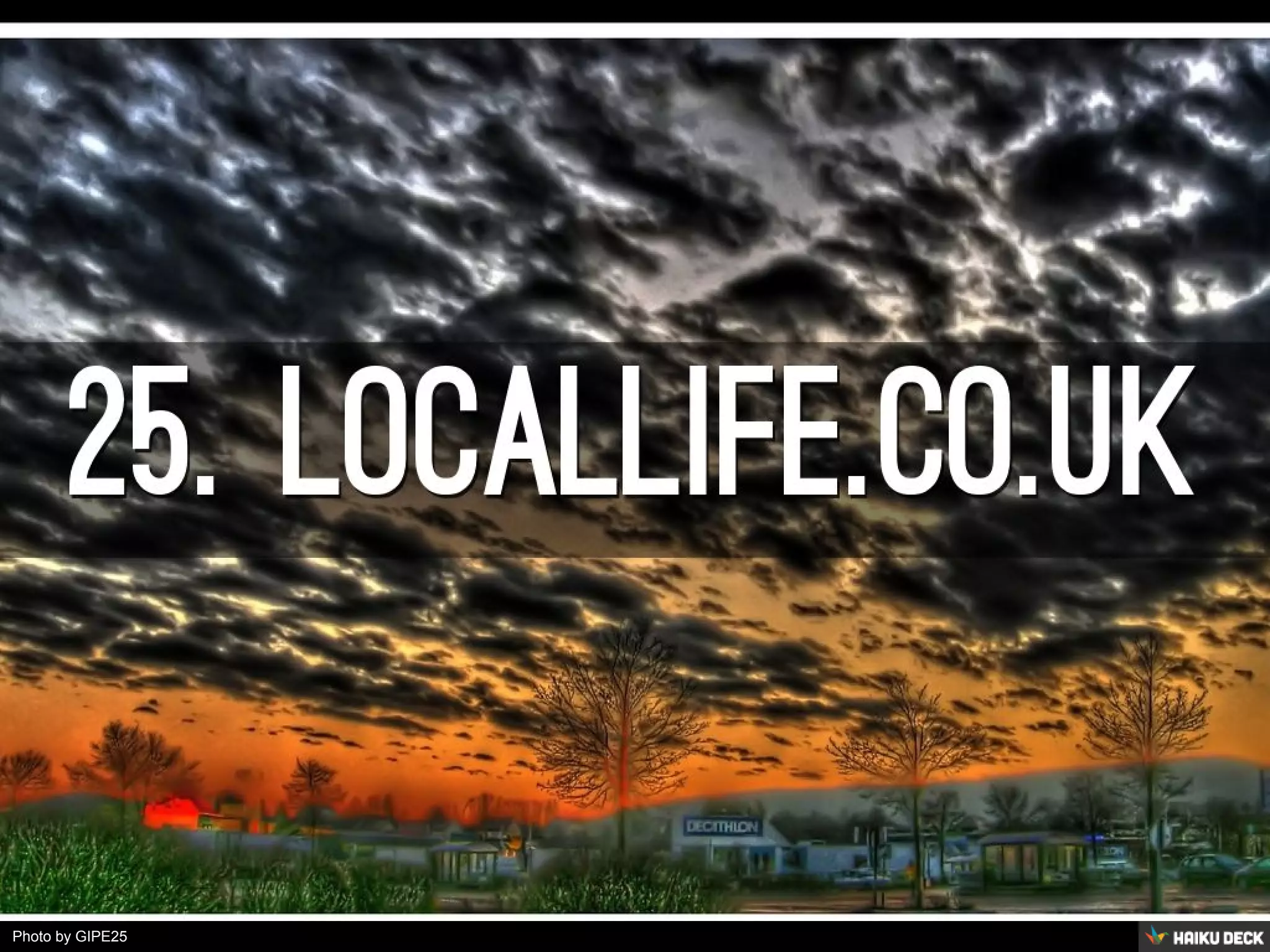 Photo by GIPE25 - Creative Commons Attribution License https://www.flickr.com/photos/24045548@N04 Created with Haiku Deck 
 