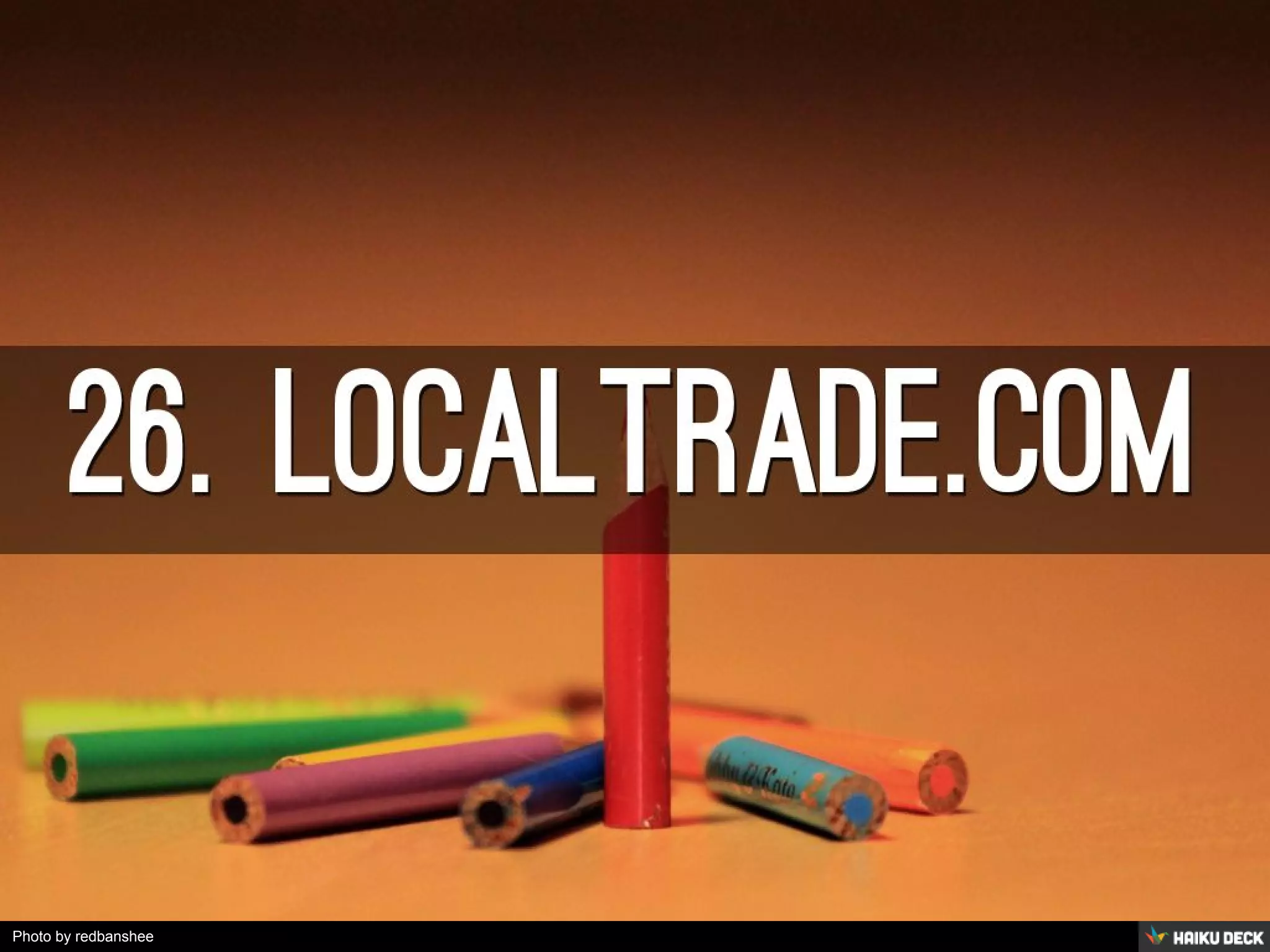 Photo by redbanshee - Creative Commons Attribution-NonCommercial-ShareAlike License https://www.flickr.com/photos/7596795@N08 Created with Haiku Deck 
 