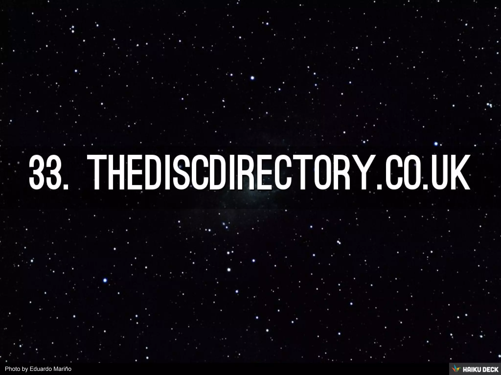 Photo by Eduardo Mariño - Creative Commons Attribution-NonCommercial-ShareAlike License https://www.flickr.com/photos/45754382@N07 Created with Haiku Deck 
 