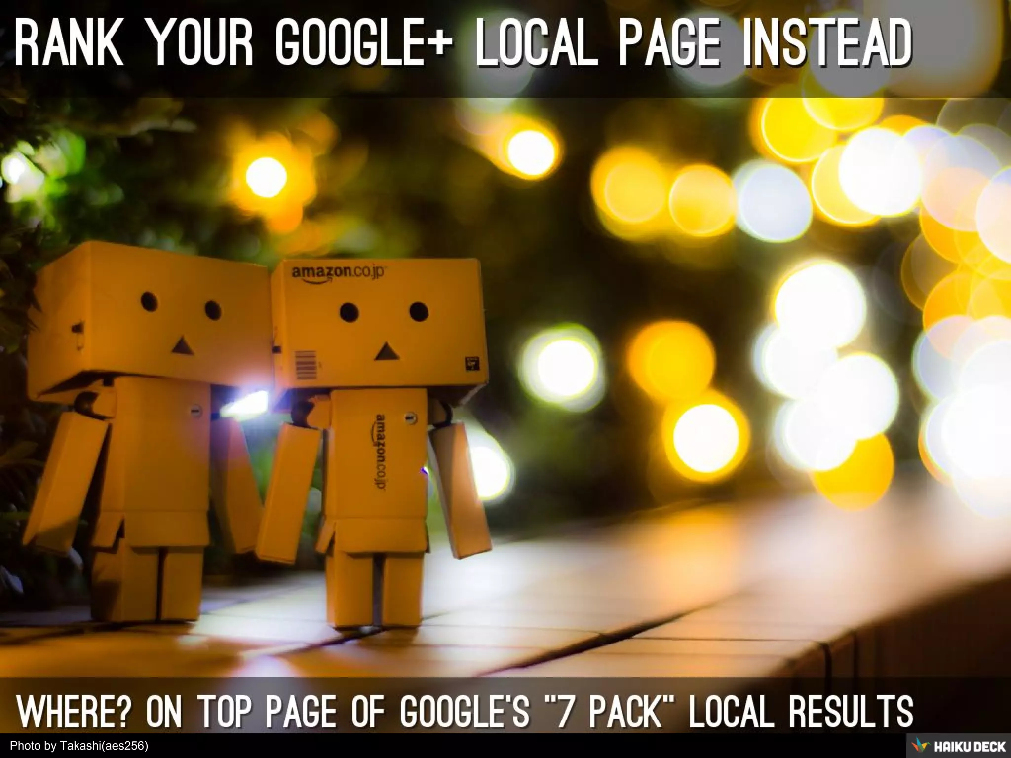 Photo by Takashi(aes256) - Creative Commons Attribution-ShareAlike License https://www.flickr.com/photos/46151146@N04 Created with Haiku Deck 
 