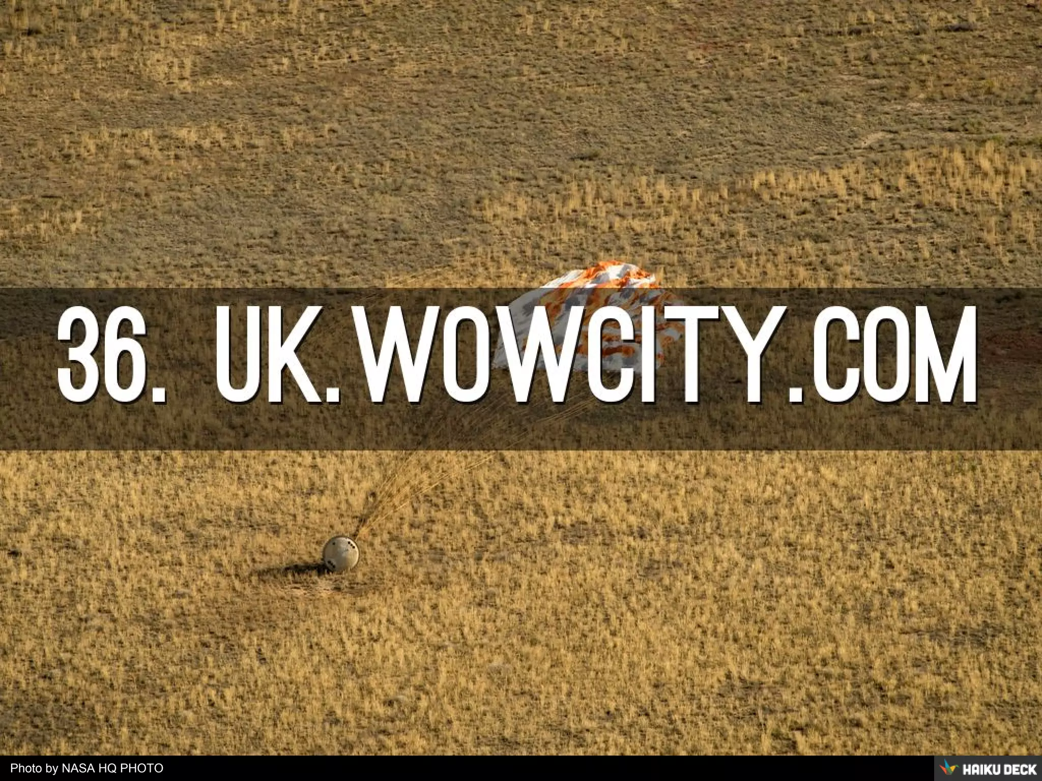 Photo by NASA HQ PHOTO - Creative Commons Attribution-NonCommercial License https://www.flickr.com/photos/35067687@N04 Created with Haiku Deck 
 