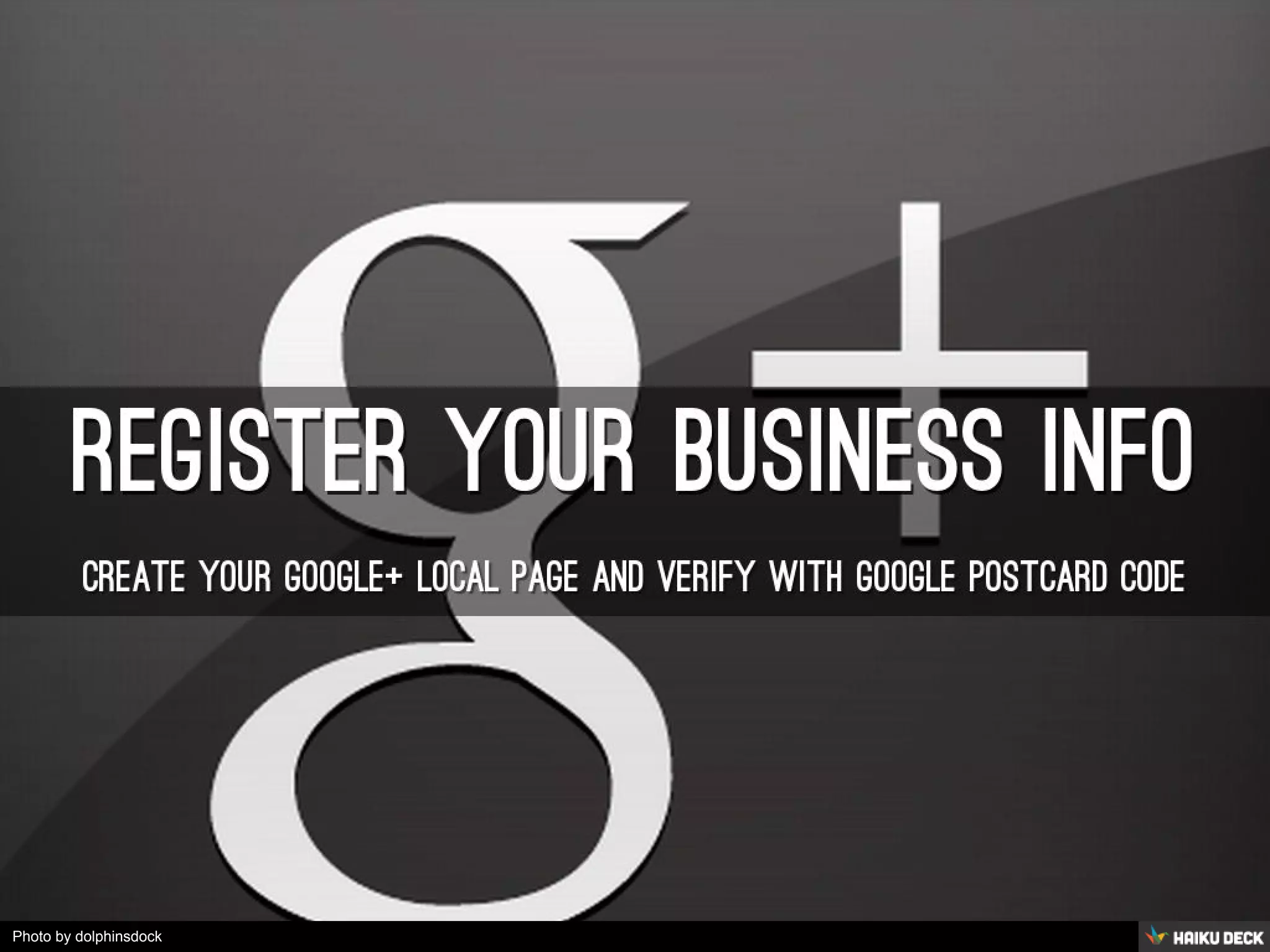 Photo by dolphinsdock - Creative Commons Attribution-ShareAlike License https://www.flickr.com/photos/66568868@N00 Created with Haiku Deck 
 