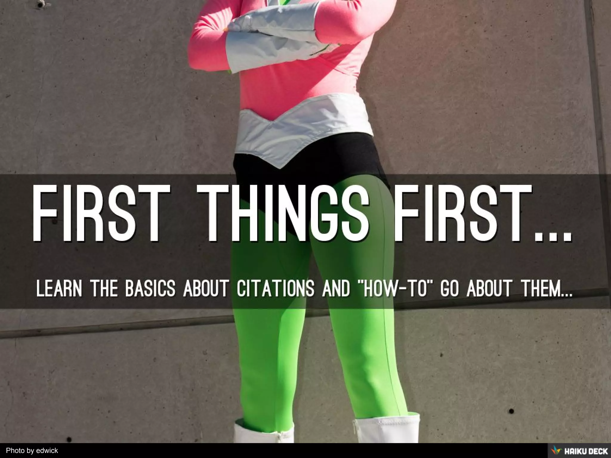 Photo by edwick - Creative Commons Attribution-NonCommercial License https://www.flickr.com/photos/38942634@N00 Created with Haiku Deck 
 