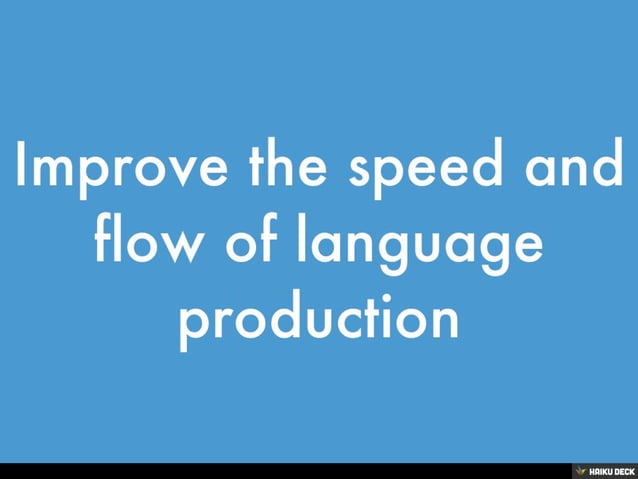 Advanced Spoken English | PPT