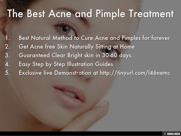 The Best Acne And Pimple Treatment