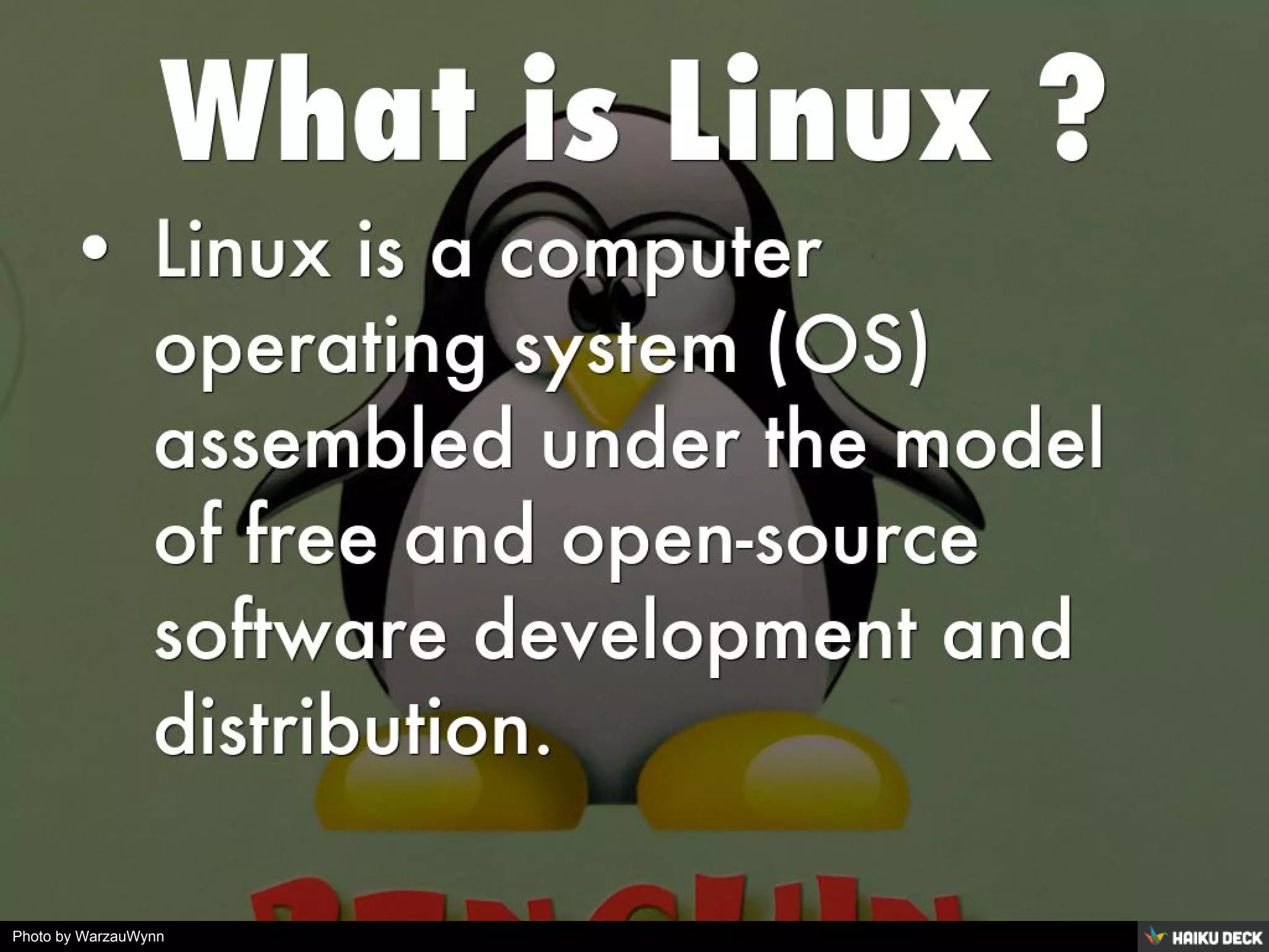 What is Linux ? | PPT