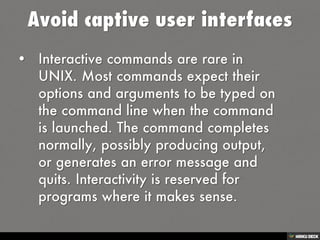 Linux Principles and Philosophy