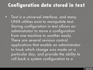 Linux Principles and Philosophy