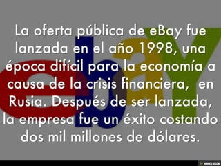 HISTORIA DE EBAY Y AMAZON