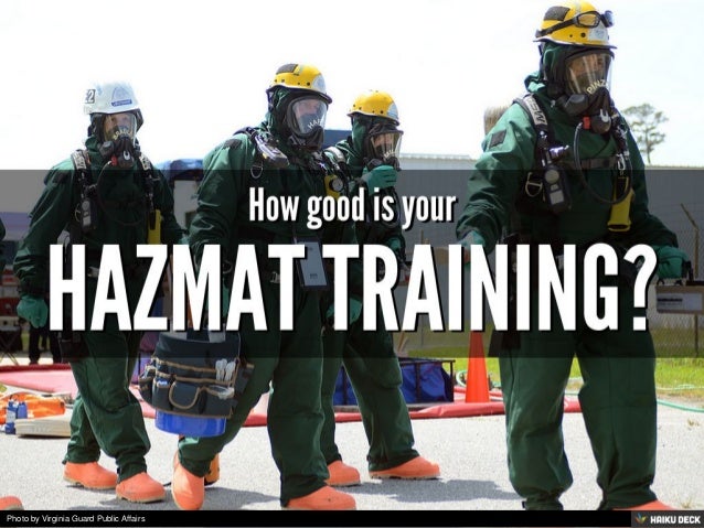 How Good Is Your Hazmat Training 