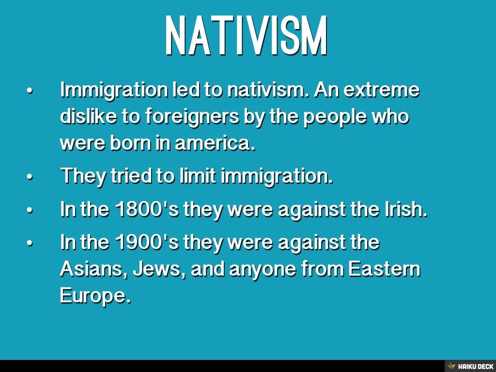 Nativism