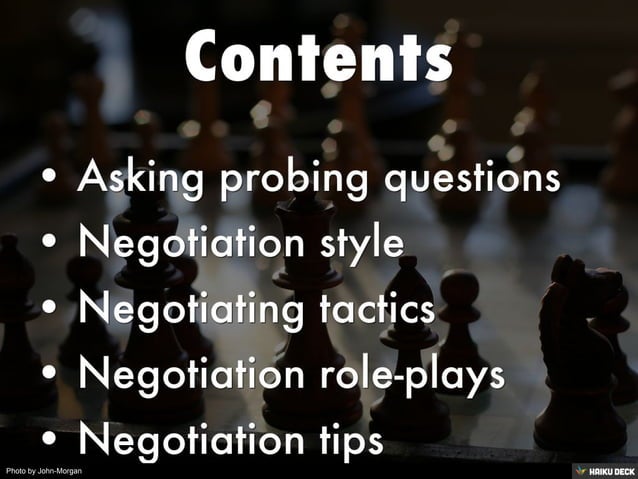 Negotiation Skills | PDF