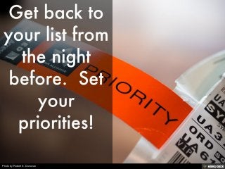 5 STEPS TO CREATING A WINNING DAY