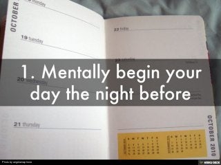 5 STEPS TO CREATING A WINNING DAY