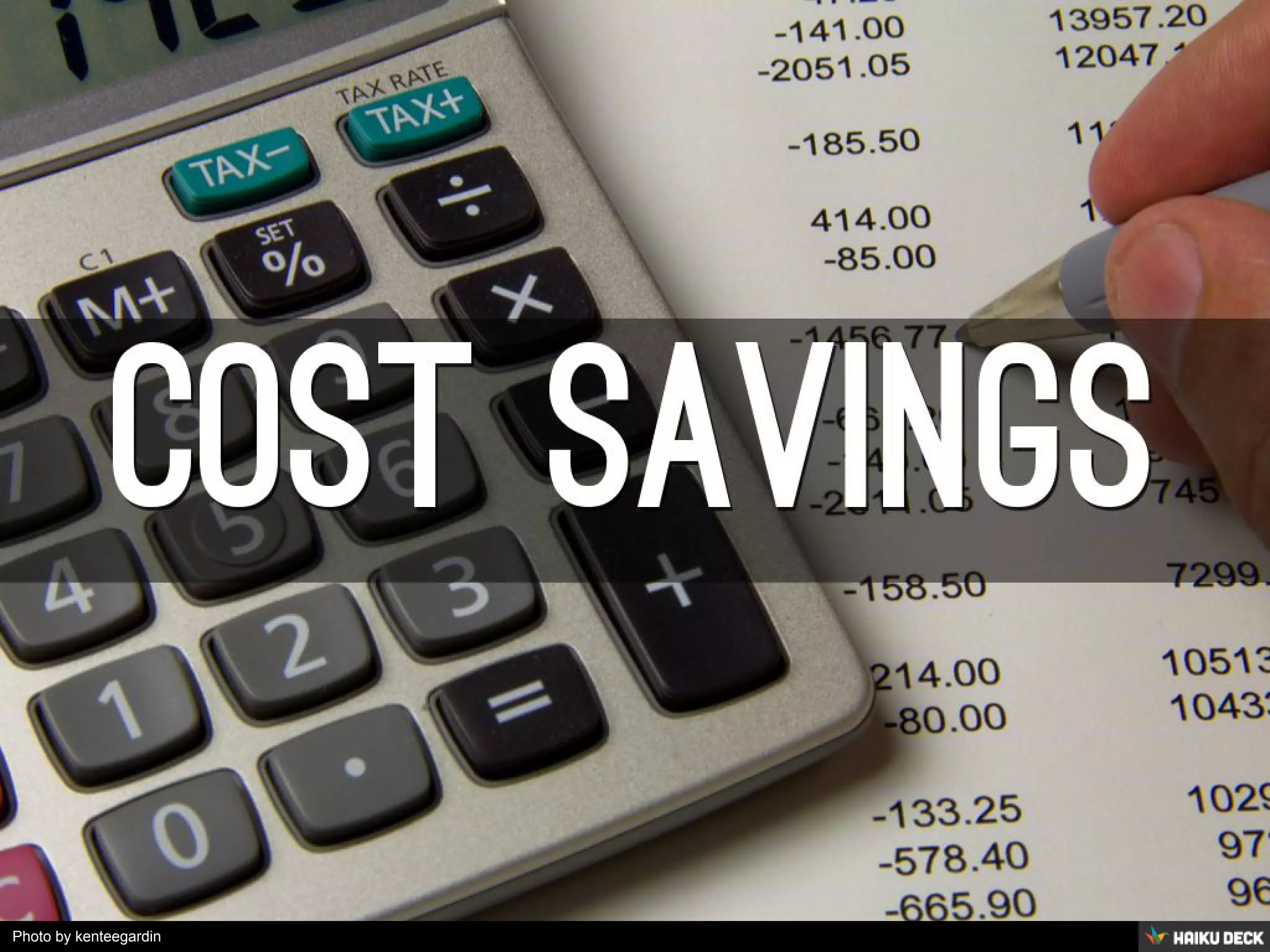 Minimizing waste in the workplace