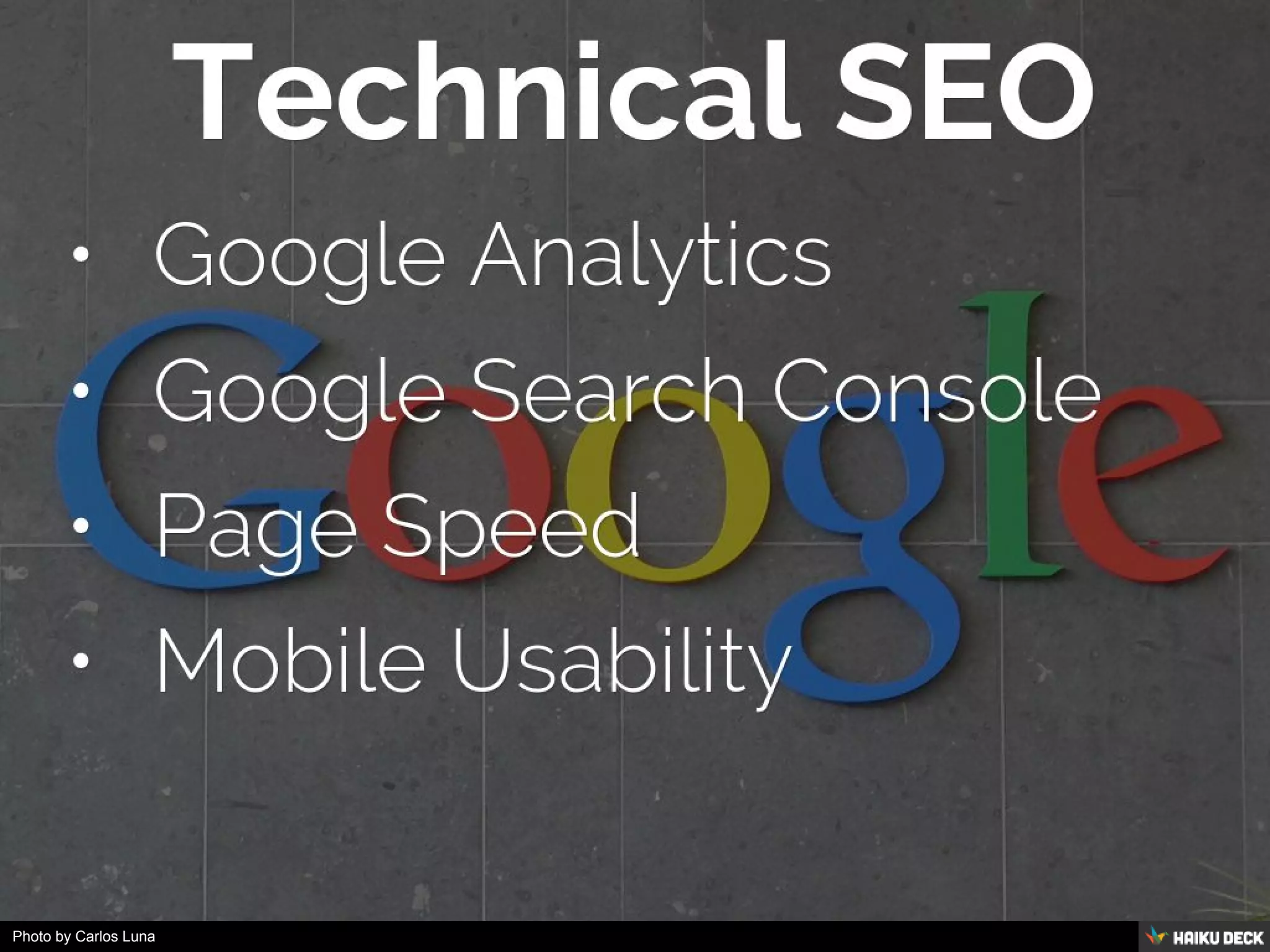 Photo by Carlos Luna
 