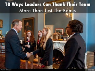 10 Ways Leaders Can Thank Their Team  More Than Just The Bonus 