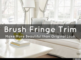 Fringe Trim For Your Next Home Decor Project