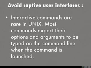 Linux Principles and Philosophy