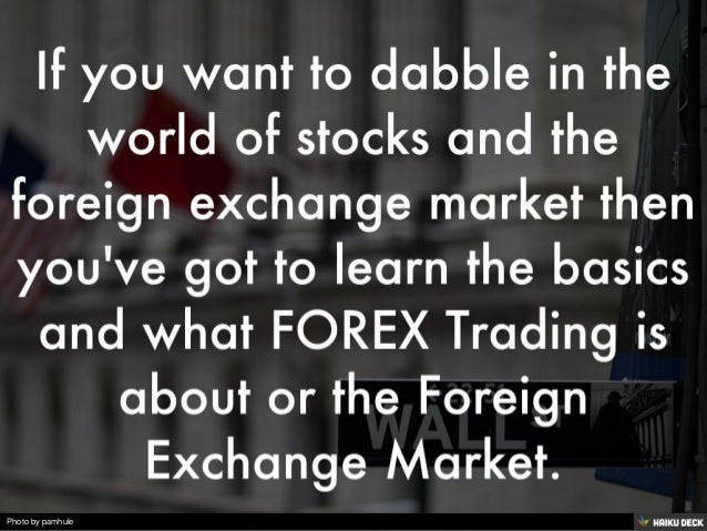 Forex for dummies