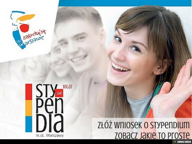 Stypendium Jana Pawła Ii Ostrów Wlkp 2016 Stypendia m.st Warszawy im. Jana Pawła II (2015 rekrutacja) | PPT