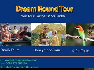 Contact Us   • Email - info@dreamroundtour.com  • Tele - 0094 912 248 794  • Skype - samantha3934 