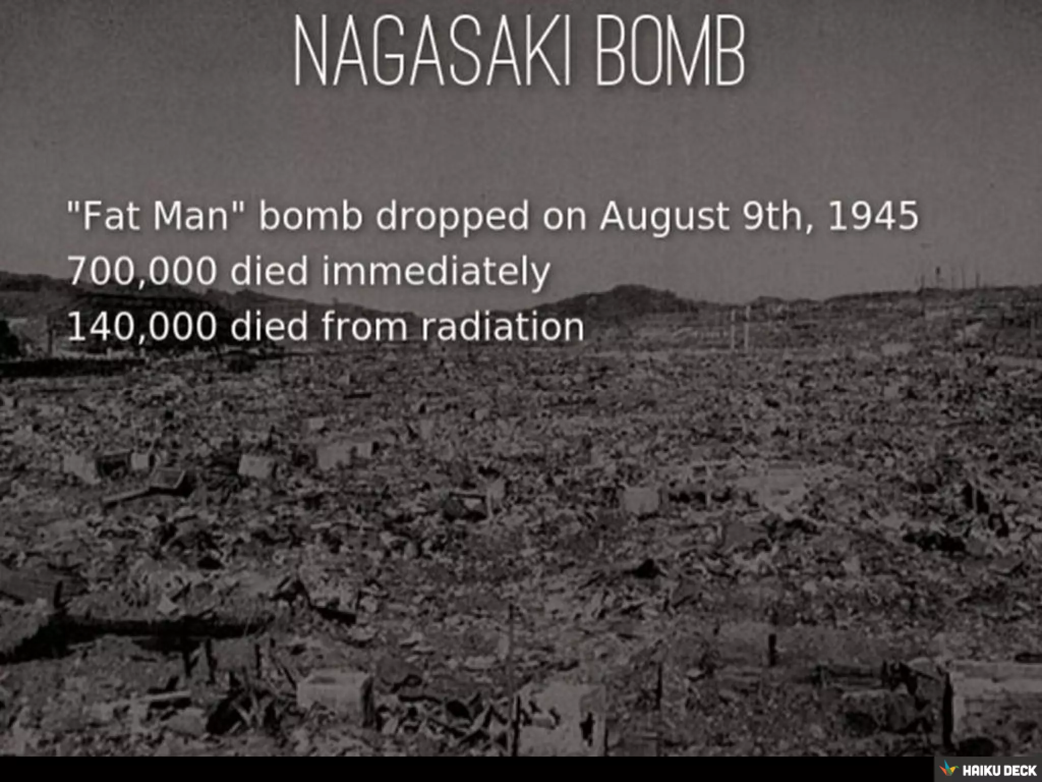 The Hiroshima and Nagasaki Bomb | PDF