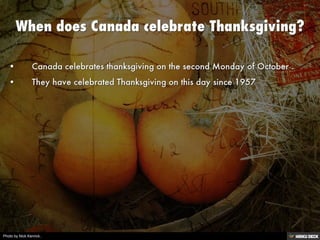 Thanksgiving In Canada by Maria Pedraza